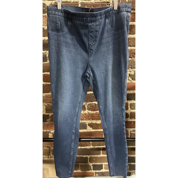 Spanx Blue Jean Jeggings Size XL - Picture 2 of 8